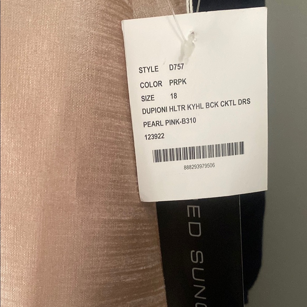 Alfred Sung Pink Sleeveless Dress - Picture 3 of 8